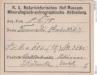 Etiketten zu Turmalin (NHMW-MIN-Ah78)